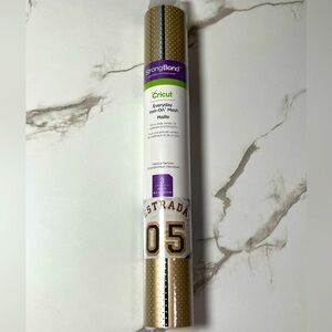 NWT Cricut Everyday Iron-On Mesh Classics Sampler, Gold, Silver, Black